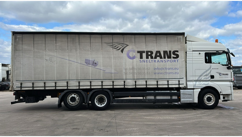 MAN TGX 26.400 (EURO 6 / 6X2 / LIFT / HAYON / BELGIAN TRUCK / GUTE ZUSTAND !! / 8.40 BOX LENGTH) - Тентована вантажівка: фото 4 MAN TGX 26.400 (EURO 6 / 6X2 / LIFT / HAYON / BELGIAN TRUCK / GUTE ZUSTAND !! / 8.40 BOX LENGTH) - Тентована вантажівка: фото 4