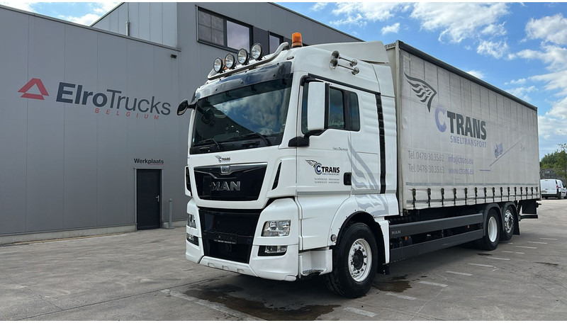 MAN TGX 26.400 (EURO 6 / 6X2 / LIFT / HAYON / BELGIAN TRUCK / GUTE ZUSTAND !! / 8.40 BOX LENGTH) - Тентована вантажівка: фото 1 MAN TGX 26.400 (EURO 6 / 6X2 / LIFT / HAYON / BELGIAN TRUCK / GUTE ZUSTAND !! / 8.40 BOX LENGTH) - Тентована вантажівка: фото 1