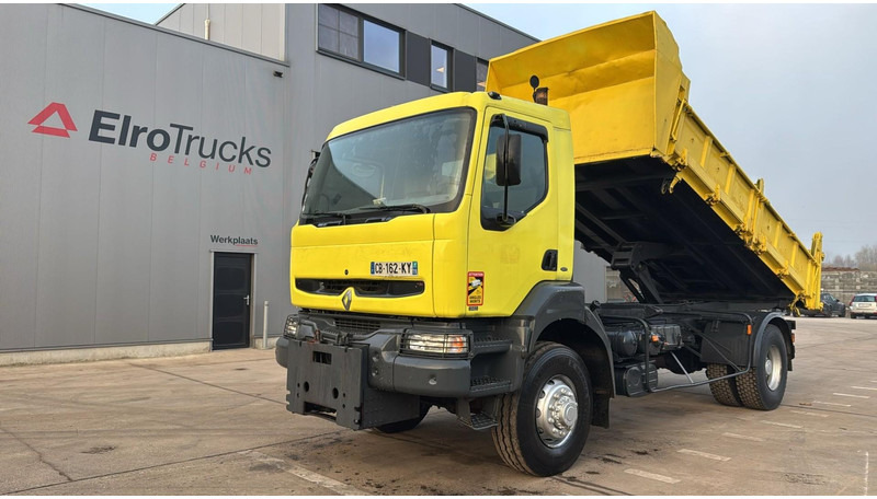 Renault KERAX 340 (4X4 / CAMION FRANCAIS / PARFAIT ETAT / LAMES / BOITE ET POMPE MANUELLE / FRENCH TRUCK) - Самоскид вантажівка: фото 1 Renault KERAX 340 (4X4 / CAMION FRANCAIS / PARFAIT ETAT / LAMES / BOITE ET POMPE MANUELLE / FRENCH TRUCK) - Самоскид вантажівка: фото 1