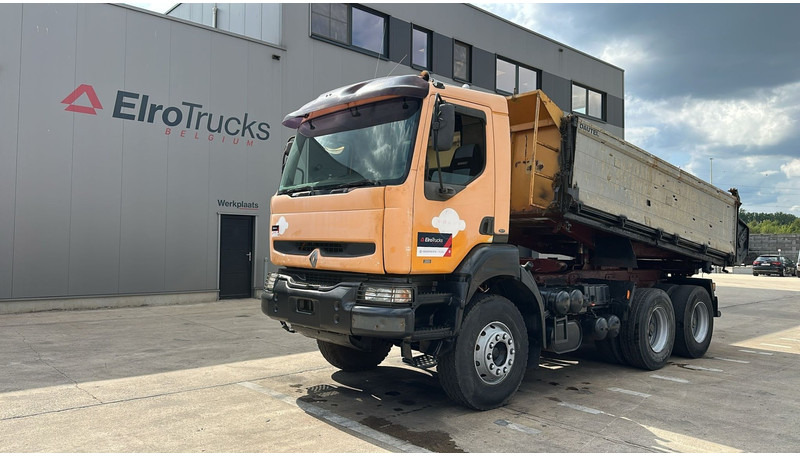 Renault Kerax 385 (POMPE MANUELLE / MANUAL PUMP / 6X4 / LAMES / GRAND PONT) - Самоскид вантажівка: фото 1 Renault Kerax 385 (POMPE MANUELLE / MANUAL PUMP / 6X4 / LAMES / GRAND PONT) - Самоскид вантажівка: фото 1
