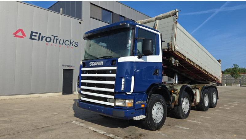 Scania 124-420 (BIG AXLE / GRAND PONT / LAMES / STEEL SUSP. / MANUAL GEARBOX / BOITE MANUELLE) - Самоскид вантажівка: фото 1 Scania 124-420 (BIG AXLE / GRAND PONT / LAMES / STEEL SUSP. / MANUAL GEARBOX / BOITE MANUELLE) - Самоскид вантажівка: фото 1