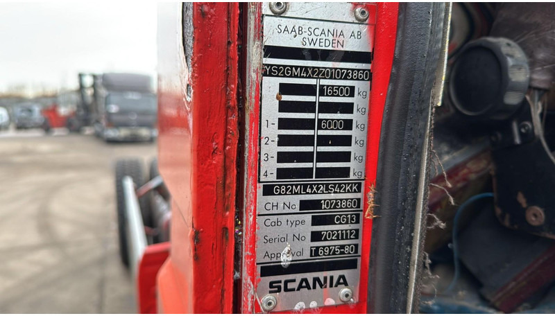 Вантажівка шасі Scania 82 - 210 (LAMES / STEEL SUSP. / POMPE MANUELLE / MANUAL PUMP): фото 20