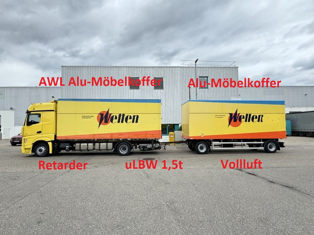 Mercedes-Benz Actros 1848 LL Gr.Haus AWL-Möbelkoffer uLBW - Вантажівка з закритим кузовом: фото 2 Mercedes-Benz Actros 1848 LL Gr.Haus AWL-Möbelkoffer uLBW - Вантажівка з закритим кузовом: фото 2