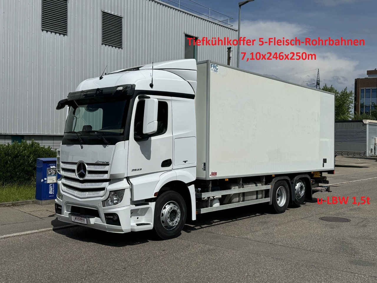 Mercedes-Benz Actros 2533L Tiefkühl 5-Fleisch-Rohrbahnen TKing - Рефрижератор вантажівка: фото 1 Mercedes-Benz Actros 2533L Tiefkühl 5-Fleisch-Rohrbahnen TKing - Рефрижератор вантажівка: фото 1