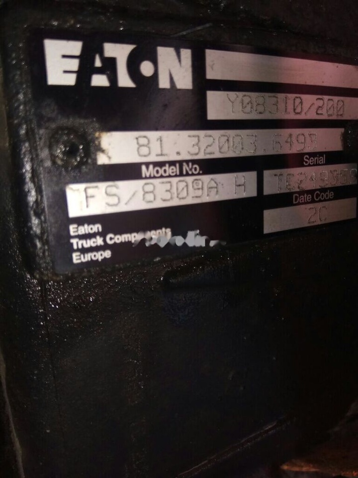 MAN fs8309AH 81320036493 - Коробка передач в категорії Вантажівки: фото 1 MAN fs8309AH 81320036493 - Коробка передач в категорії Вантажівки: фото 1