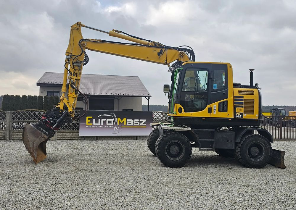 Колісний екскаватор Komatsu PW 148-10, 2016 ROK, SYSTEM LEICA 3D: фото 1