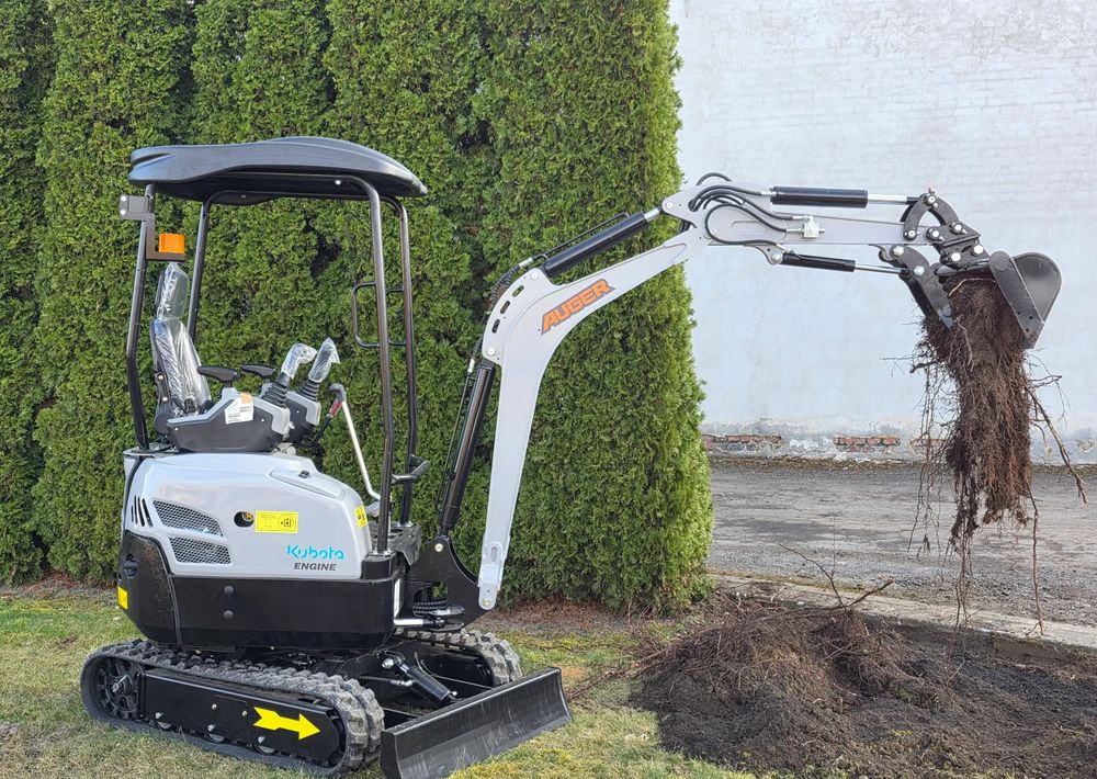 Новий Міні-екскаватор Kubota Minikoparka AUGER HT 18, SILNIK KUBOTA, 3 ŁYŻKI: фото 1