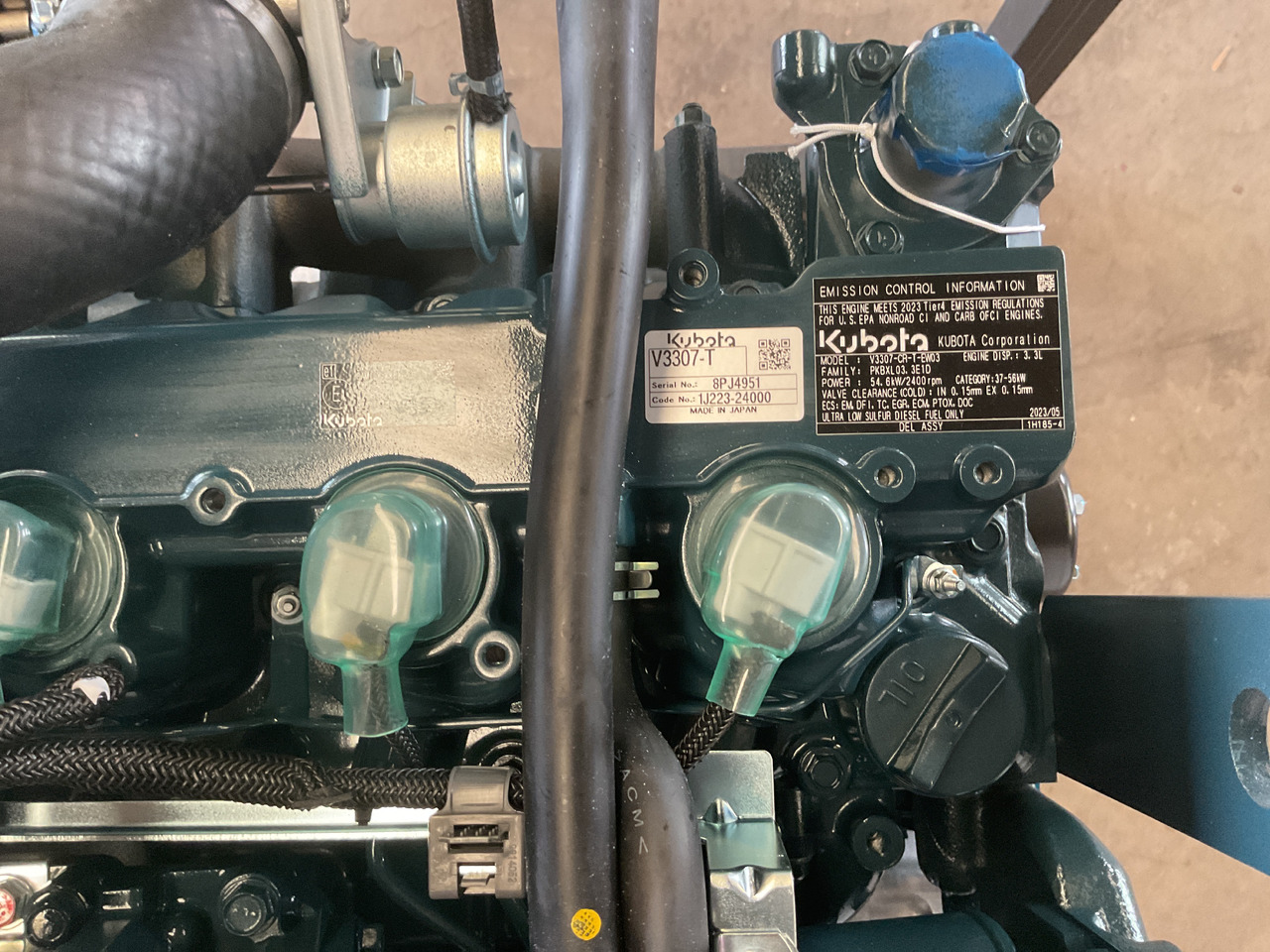 Kubota V3307 CR-T - Двигун: фото 4 Kubota V3307 CR-T - Двигун: фото 4