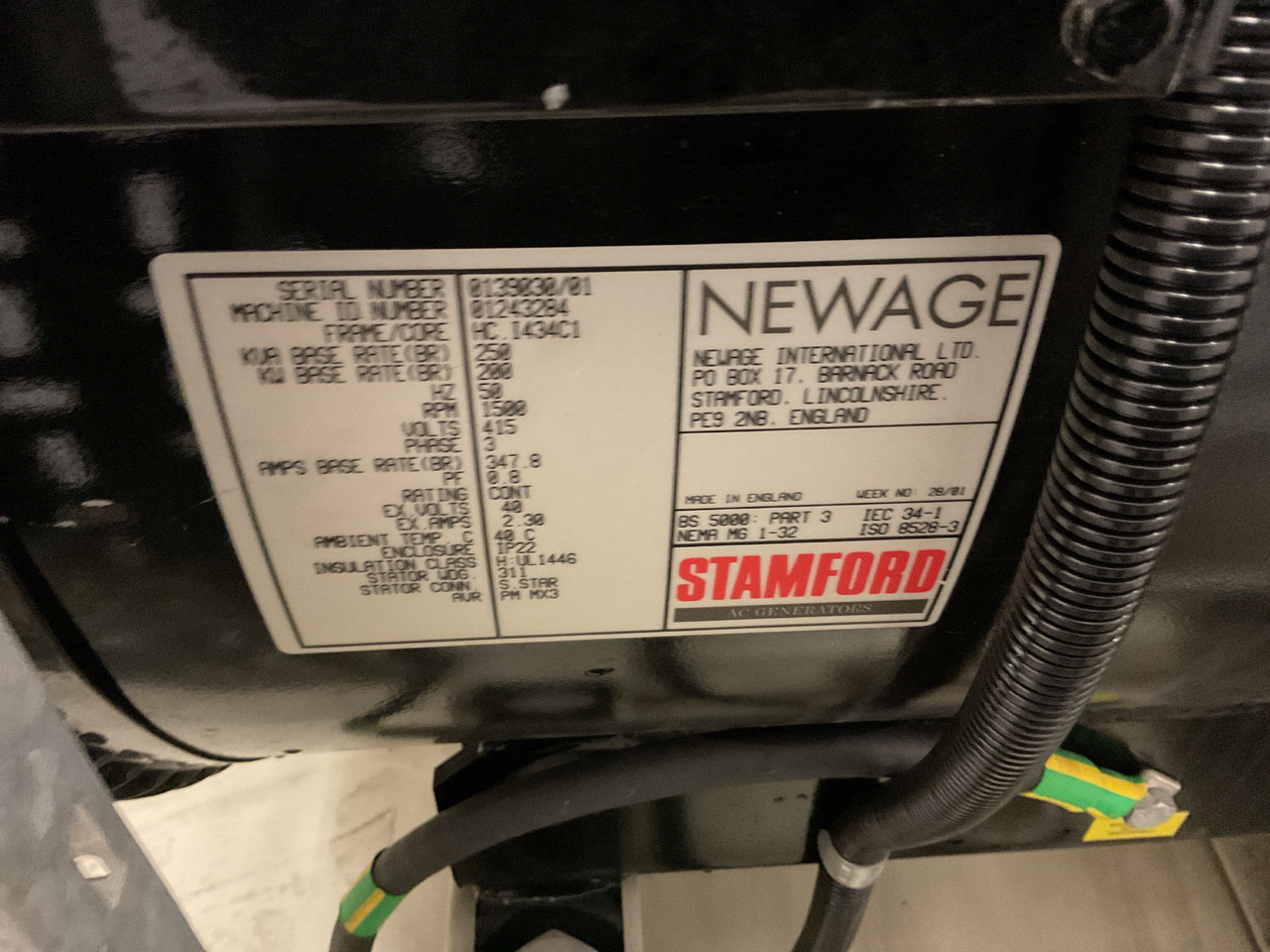 Perkins 250KVA, low standby hours and very complete. - Електричний генератор: фото 5 Perkins 250KVA, low standby hours and very complete. - Електричний генератор: фото 5