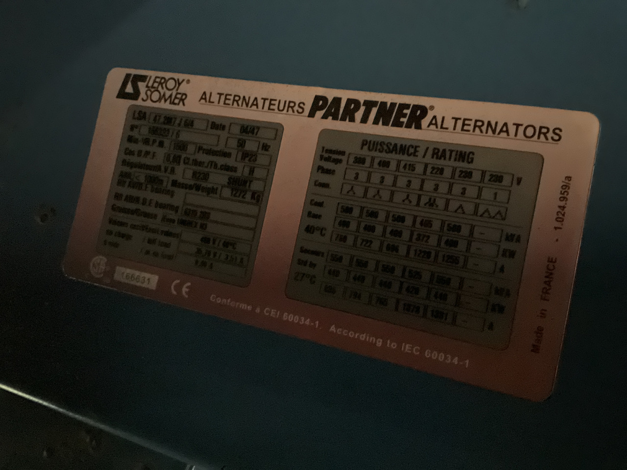 Електричний генератор Volvo 550KVA generatorset SDMO. Like Brand New.: фото 14