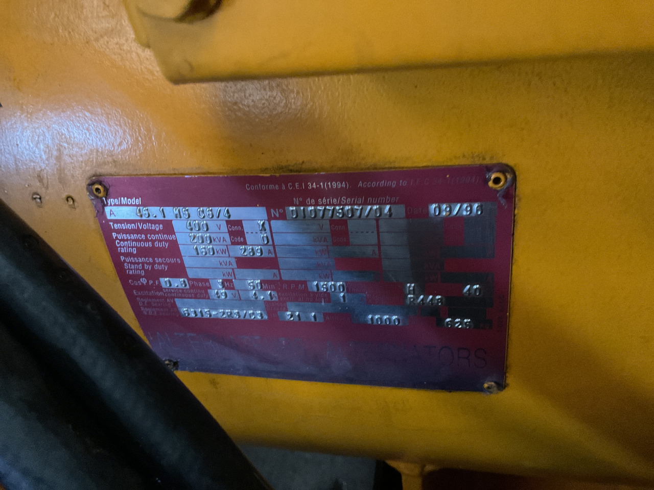 Volvo SDMO generator set. 200KVA. Very complete. Tested and approved. - Електричний генератор: фото 4 Volvo SDMO generator set. 200KVA. Very complete. Tested and approved. - Електричний генератор: фото 4