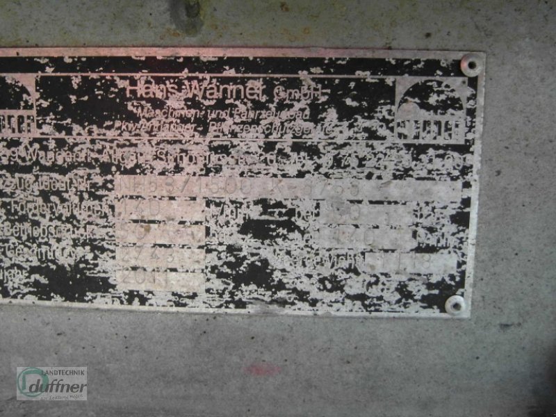 Wanner N1500 - Обприскувач причіпний: фото 5 Wanner N1500 - Обприскувач причіпний: фото 5