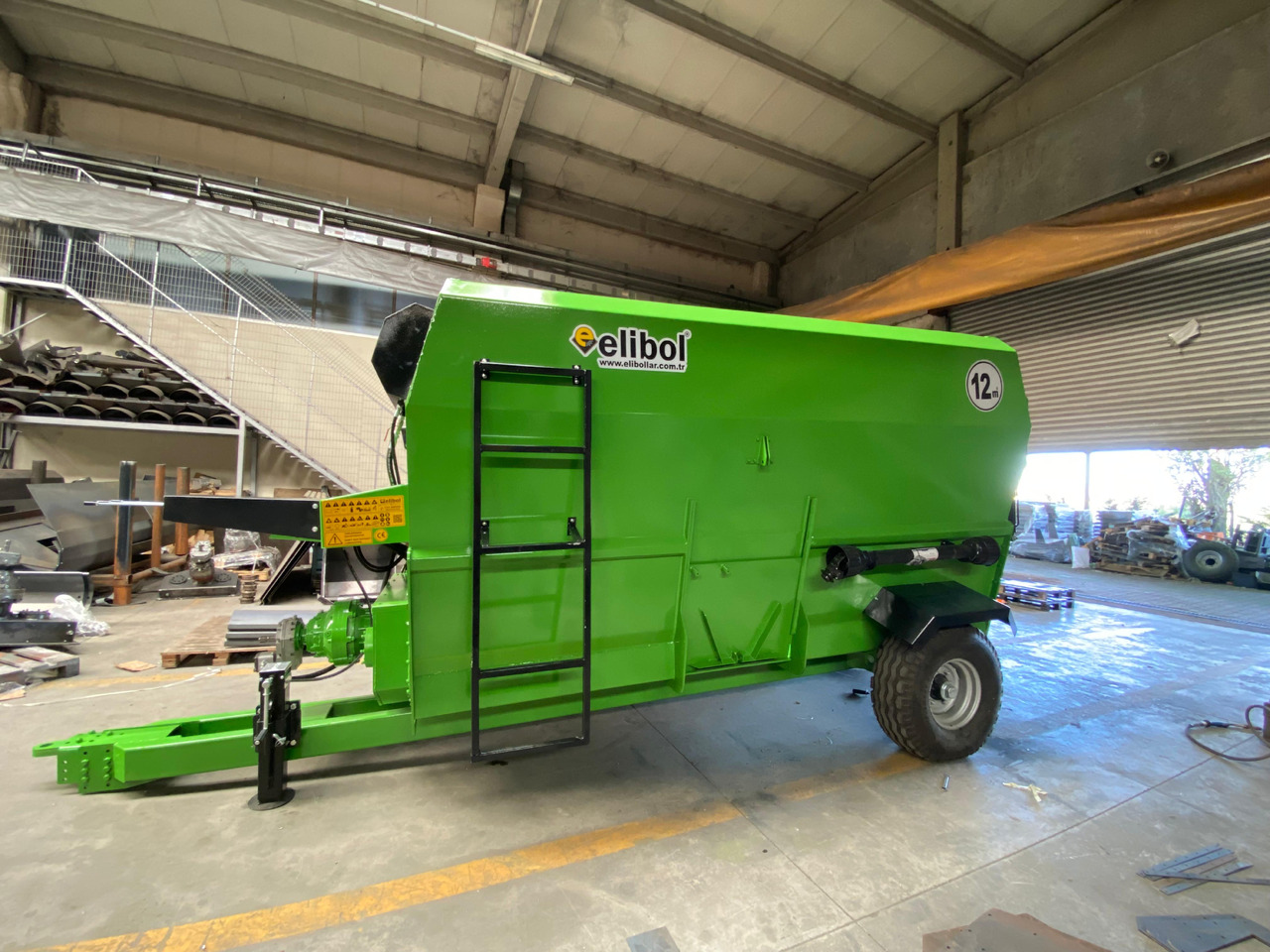 ELİBOL ELİBOLMIX 12M³ HORIZONTAL FEED MIXER - Кормороздавач: фото 1 ELİBOL ELİBOLMIX 12M³ HORIZONTAL FEED MIXER - Кормороздавач: фото 1