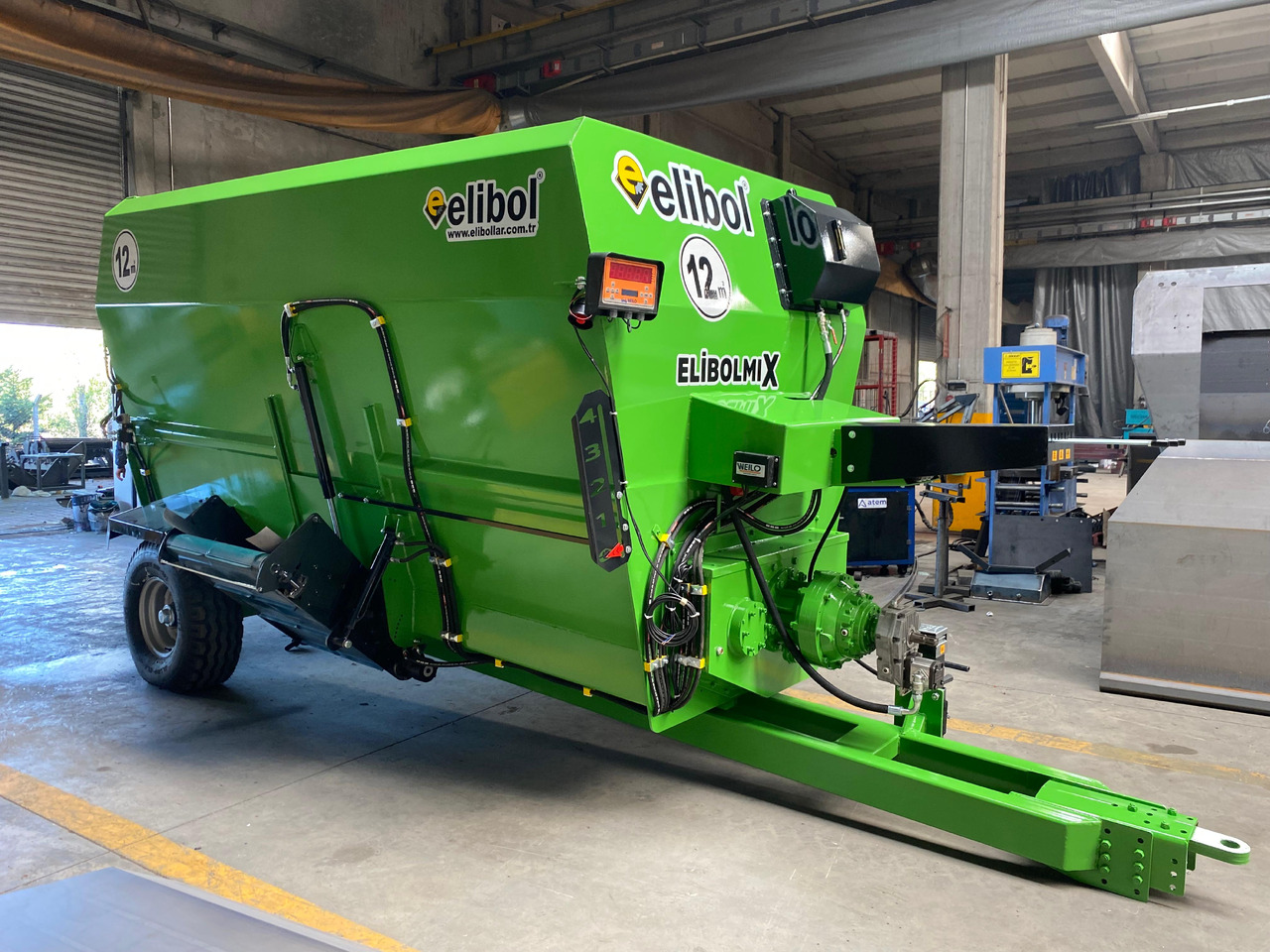 ELİBOL ELİBOLMIX 12M³ HORIZONTAL FEED MIXER - Кормороздавач: фото 4 ELİBOL ELİBOLMIX 12M³ HORIZONTAL FEED MIXER - Кормороздавач: фото 4