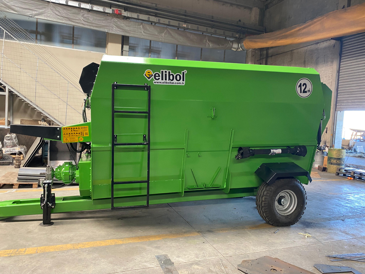 ELİBOL ELİBOLMIX 12M³ HORIZONTAL FEED MIXER - Кормороздавач: фото 2 ELİBOL ELİBOLMIX 12M³ HORIZONTAL FEED MIXER - Кормороздавач: фото 2