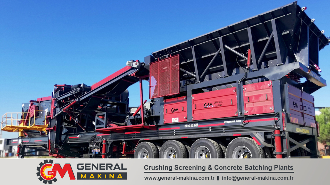 Новий Мобільна дробарка GENERAL MAKİNA HOT Sale Crushing Plants: фото 9