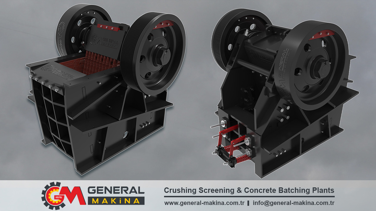 General Makina High Quality Jaw Crusher - Щокова дробарка: фото 4 General Makina High Quality Jaw Crusher - Щокова дробарка: фото 4