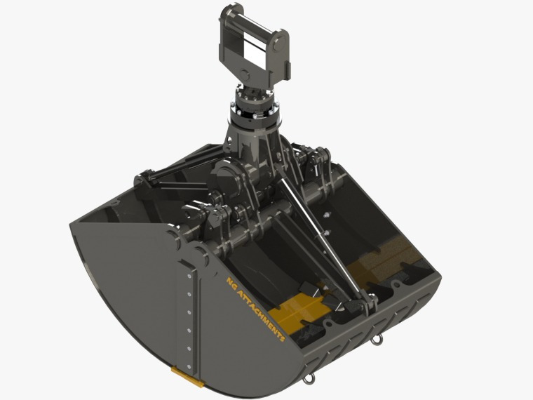 HEAVY DUTY ROTATING CLAMSHELL BUCKET - NG ATTACHMENTS - Ківш в категорії Екскаватори: фото 4 HEAVY DUTY ROTATING CLAMSHELL BUCKET - NG ATTACHMENTS - Ківш в категорії Екскаватори: фото 4