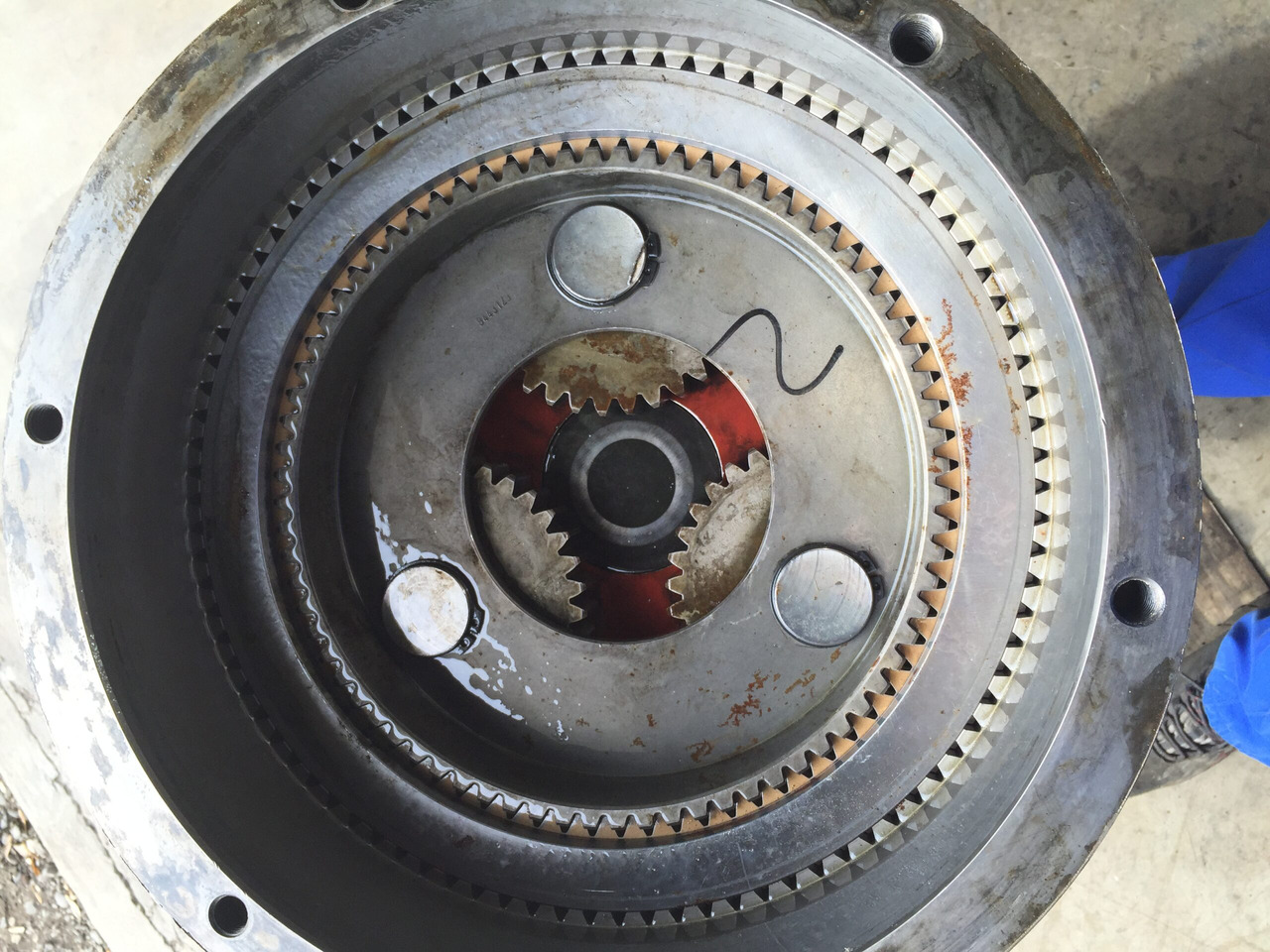 Liebherr Schwenkantrieb SAT400/216, ID-Nr.9444395. - Поворотний редуктор в категорії Будівельна техніка: фото 4 Liebherr Schwenkantrieb SAT400/216, ID-Nr.9444395. - Поворотний редуктор в категорії Будівельна техніка: фото 4