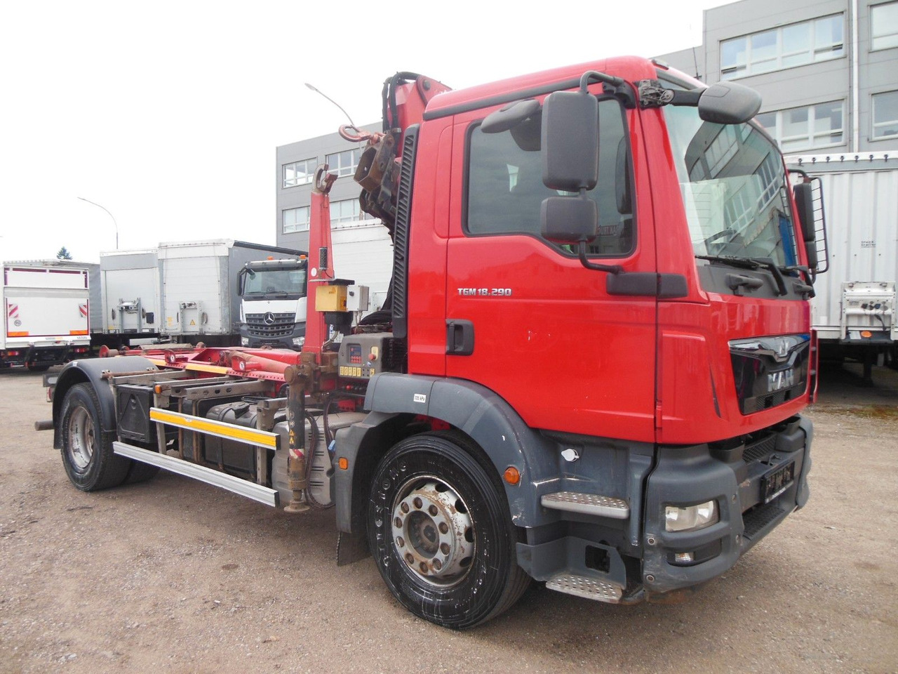 MAN TGM 18.290, HYVA HB 100 X - Гаковий мультиліфт вантажівка, Вантажівка з маніпулятором: фото 2 MAN TGM 18.290, HYVA HB 100 X - Гаковий мультиліфт вантажівка, Вантажівка з маніпулятором: фото 2