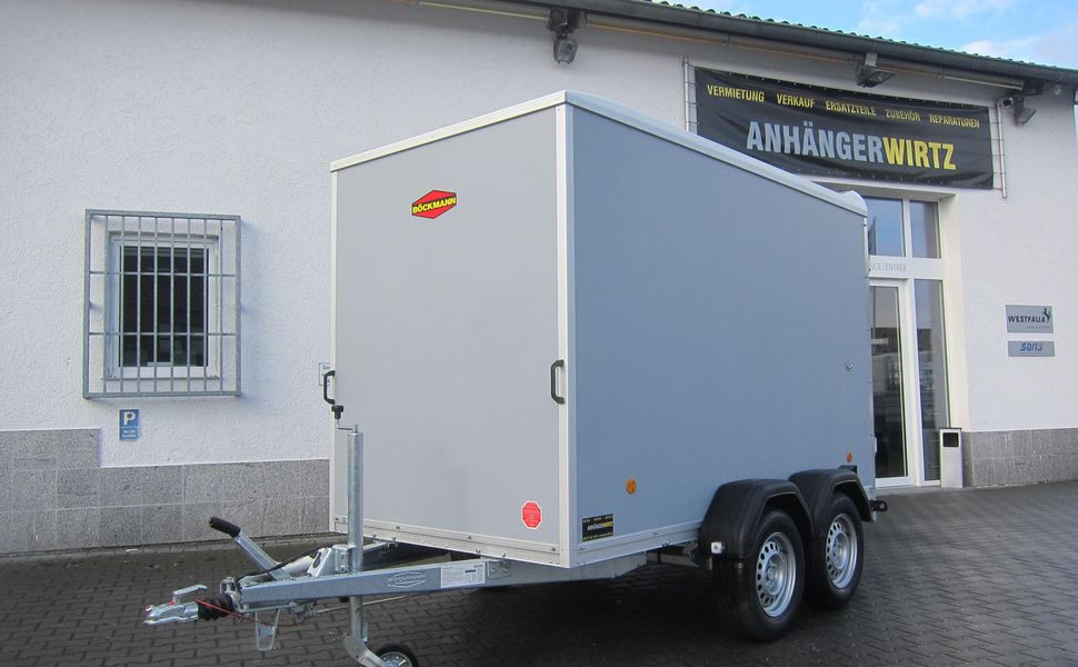 Böckmann Koffer KT 3015/20 M grau 301x150x182cm (M) 2000kg Modell 2023 - Закритий кузов причіп: фото 1 Böckmann Koffer KT 3015/20 M grau 301x150x182cm (M) 2000kg Modell 2023 - Закритий кузов причіп: фото 1