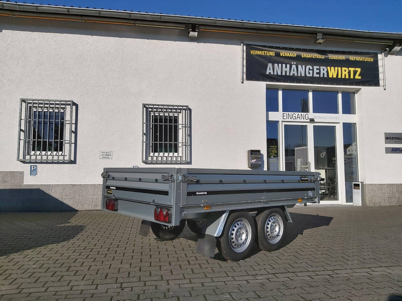 Бортовий причіп/ Платформа Brenderup 3251 STU 750 250x142x35cm Tandemachse 13" (S) 750kg: фото 7