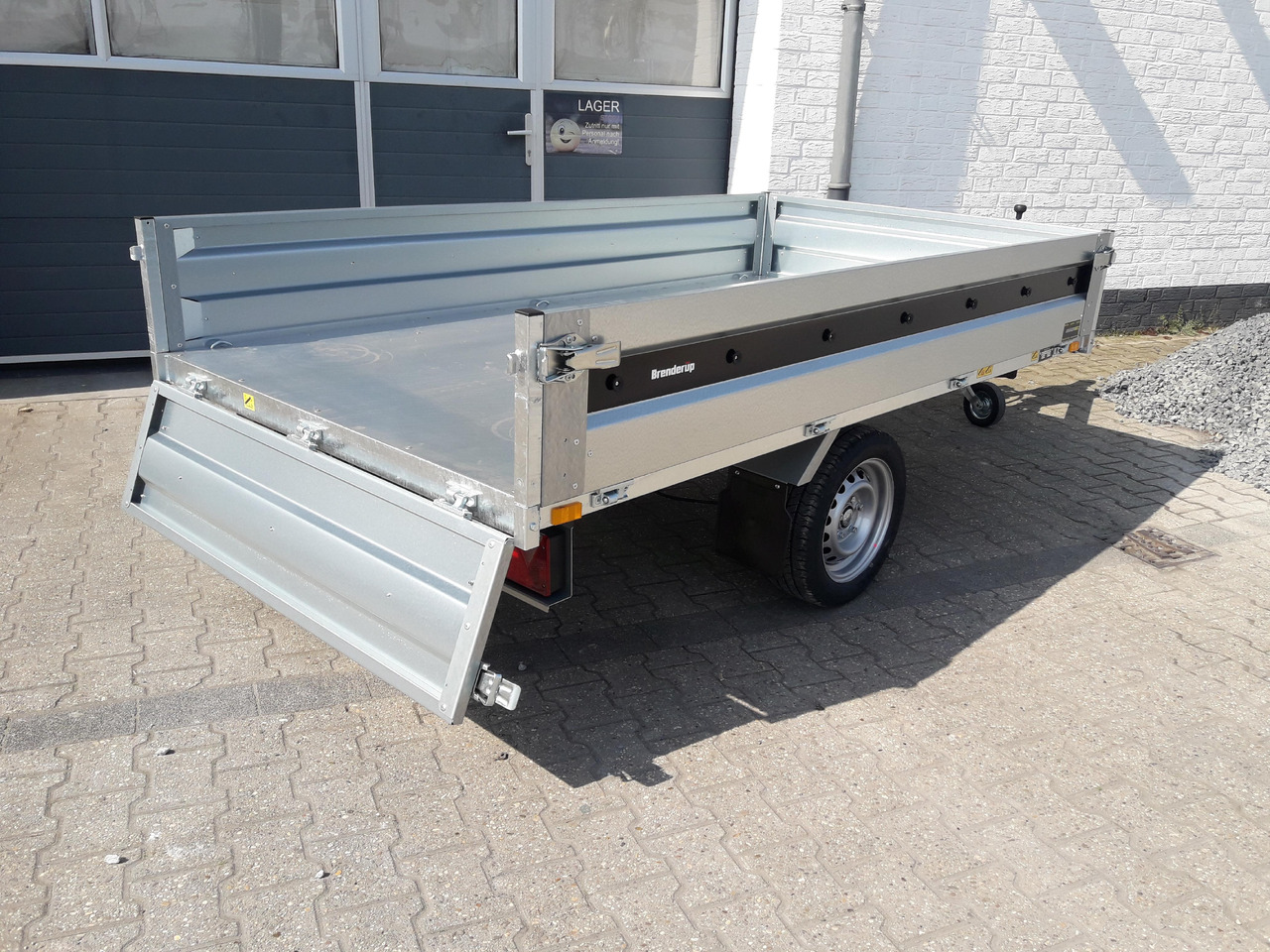 Brenderup Kipper BT 4260 SB 259x143x35cm Stahlwände Stahlboden (S) 1800kg - Самоскид причіп: фото 5 Brenderup Kipper BT 4260 SB 259x143x35cm Stahlwände Stahlboden (S) 1800kg - Самоскид причіп: фото 5