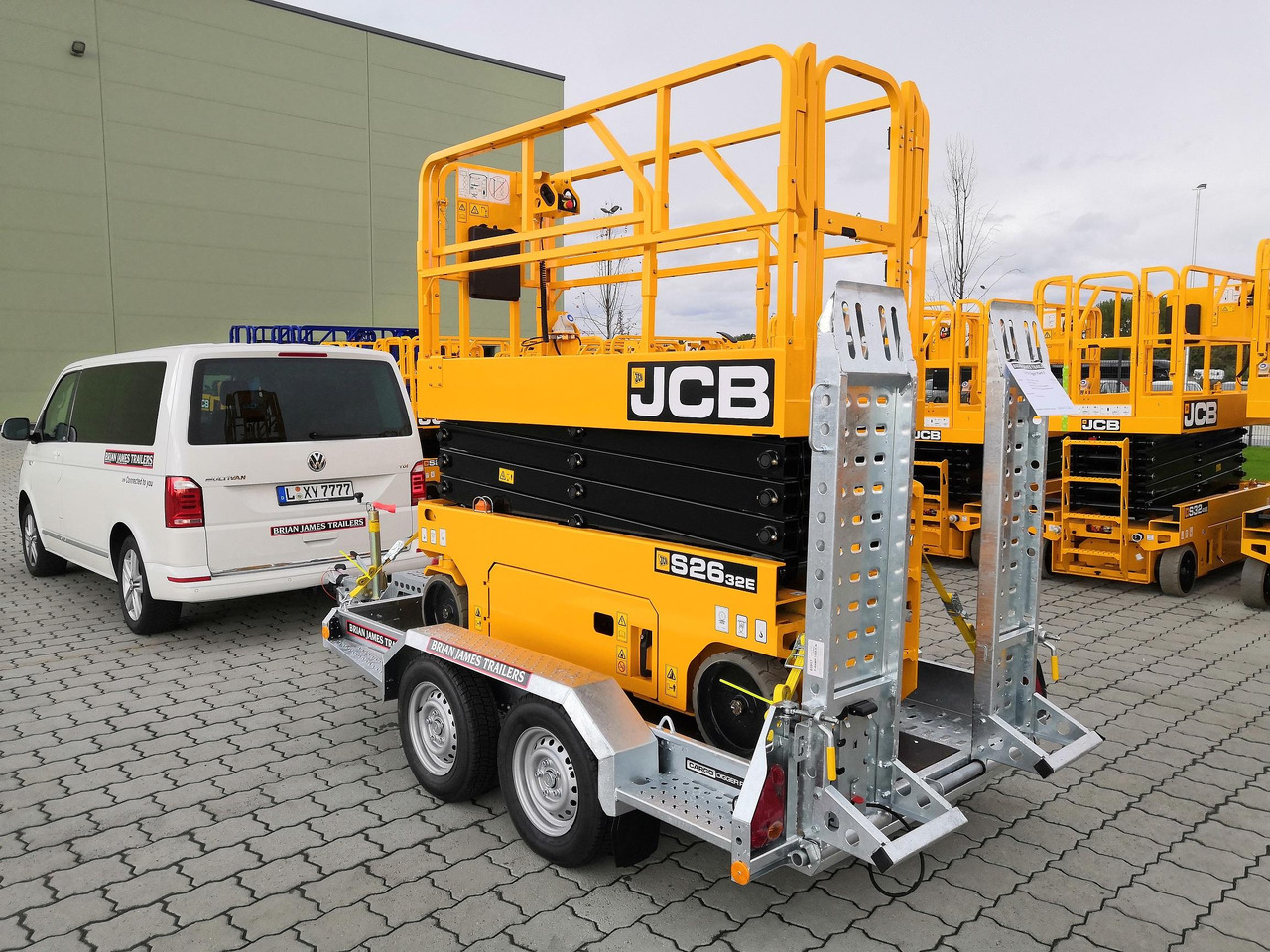 Brian James Digger Plant 543-2813-27 280x130cm Schaufelablage Rampen Reserverad 2700kg Aktion - Причіп для перевезення спецтехніки: фото 4 Brian James Digger Plant 543-2813-27 280x130cm Schaufelablage Rampen Reserverad 2700kg Aktion - Причіп для перевезення спецтехніки: фото 4