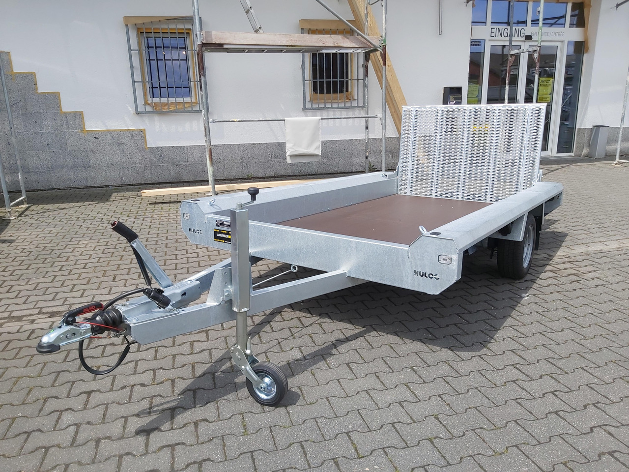 HULCO TERRAX Basic 294x150x27cm Heckrampe 100cm (M) 12" 1800kg - Причіп для перевезення спецтехніки: фото 5 HULCO TERRAX Basic 294x150x27cm Heckrampe 100cm (M) 12" 1800kg - Причіп для перевезення спецтехніки: фото 5