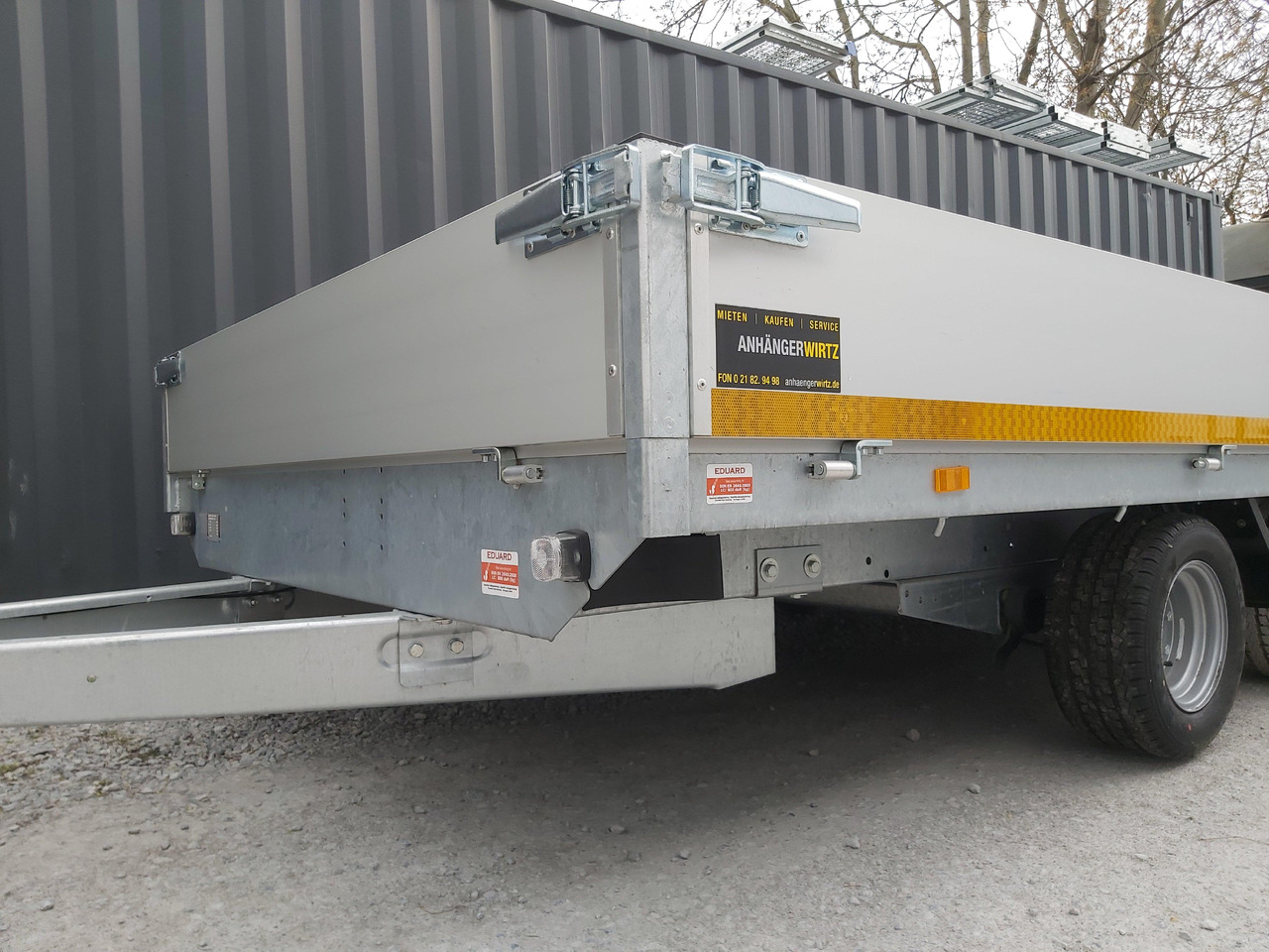 Hochlader 356x200x30cm Lfh: 56cm 10" (L) 2700kg - Бортовий причіп/ Платформа: фото 2 Hochlader 356x200x30cm Lfh: 56cm 10" (L) 2700kg - Бортовий причіп/ Платформа: фото 2