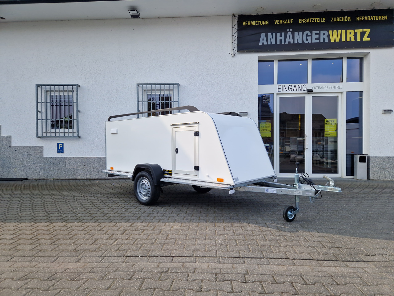 Kofferanhänger TF5 S Midi 300x110x90cm aero Seitentür IL 100km/H 750kg - Закритий кузов причіп: фото 1 Kofferanhänger TF5 S Midi 300x110x90cm aero Seitentür IL 100km/H 750kg - Закритий кузов причіп: фото 1