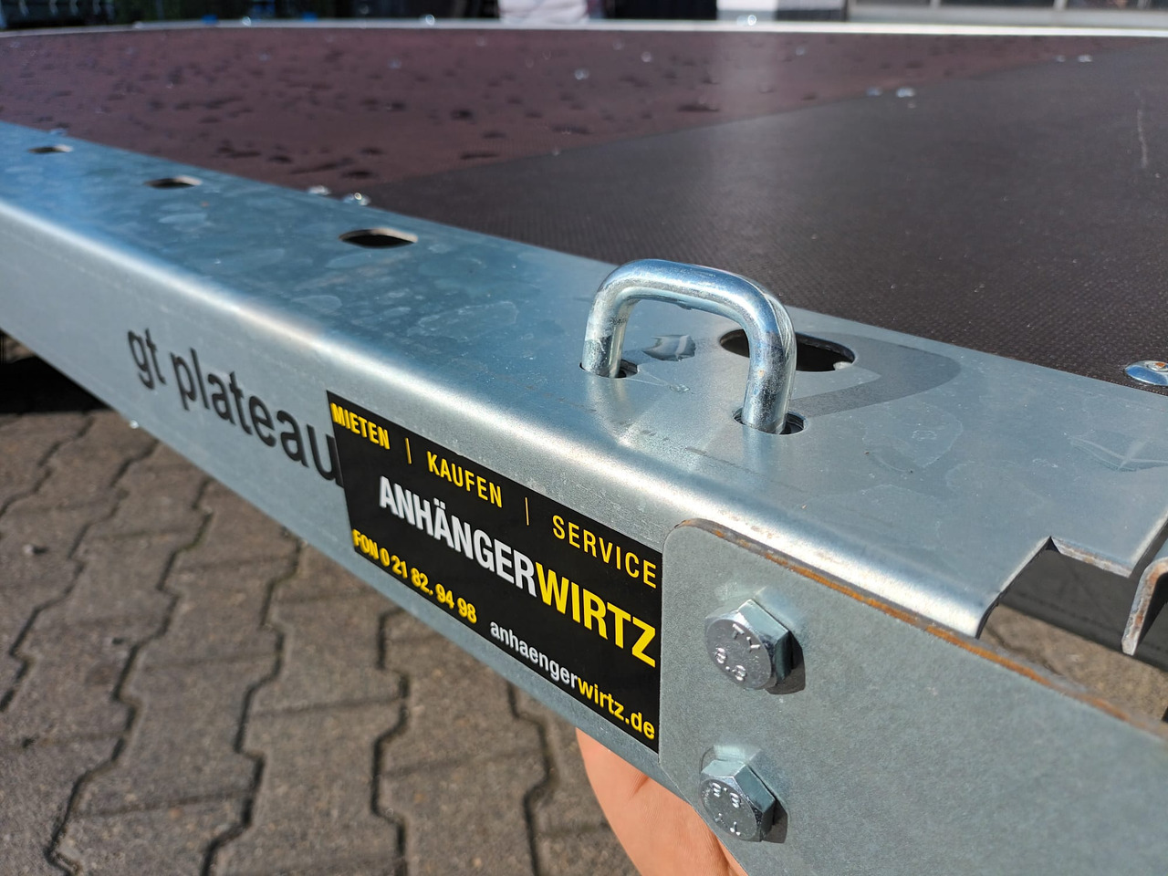 Бортовий причіп/ Платформа Martz GT PLATAU 450/2 450x216cm Auffahrrampen Stahl 10" 3000kg: фото 6 Бортовий причіп/ Платформа Martz GT PLATAU 450/2 450x216cm Auffahrrampen Stahl 10" 3000kg: фото 6