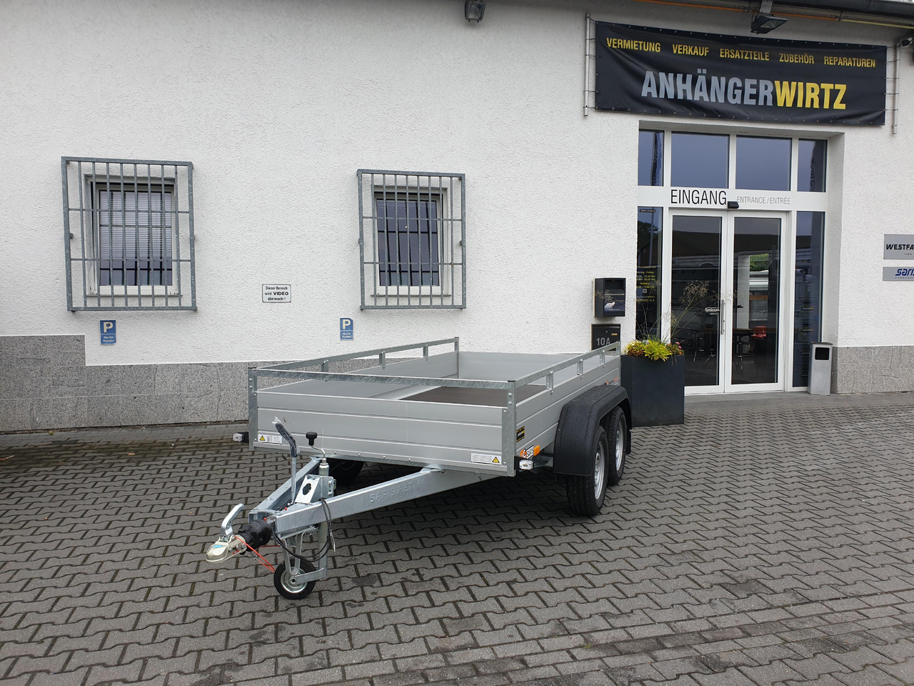 Saris Anhänger FW2000 McAlu Pro MP 305x153x45cm (M) 2000kg - Бортовий причіп/ Платформа: фото 2 Saris Anhänger FW2000 McAlu Pro MP 305x153x45cm (M) 2000kg - Бортовий причіп/ Платформа: фото 2