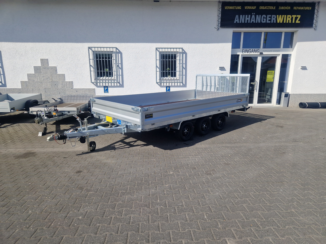 Самоскид причіп Variant Maschinentransporter 3543 UX Maxi Load LED Tridem Parabelfederung 3500kg: фото 17