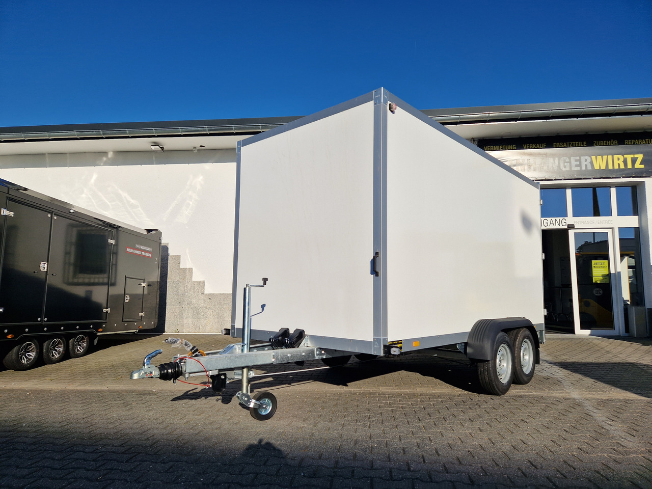 WM Meyer Koffer AZ 3540/185 S35 401x185x205cm (XL) 3500kg Aktion - Закритий кузов причіп: фото 1 WM Meyer Koffer AZ 3540/185 S35 401x185x205cm (XL) 3500kg Aktion - Закритий кузов причіп: фото 1