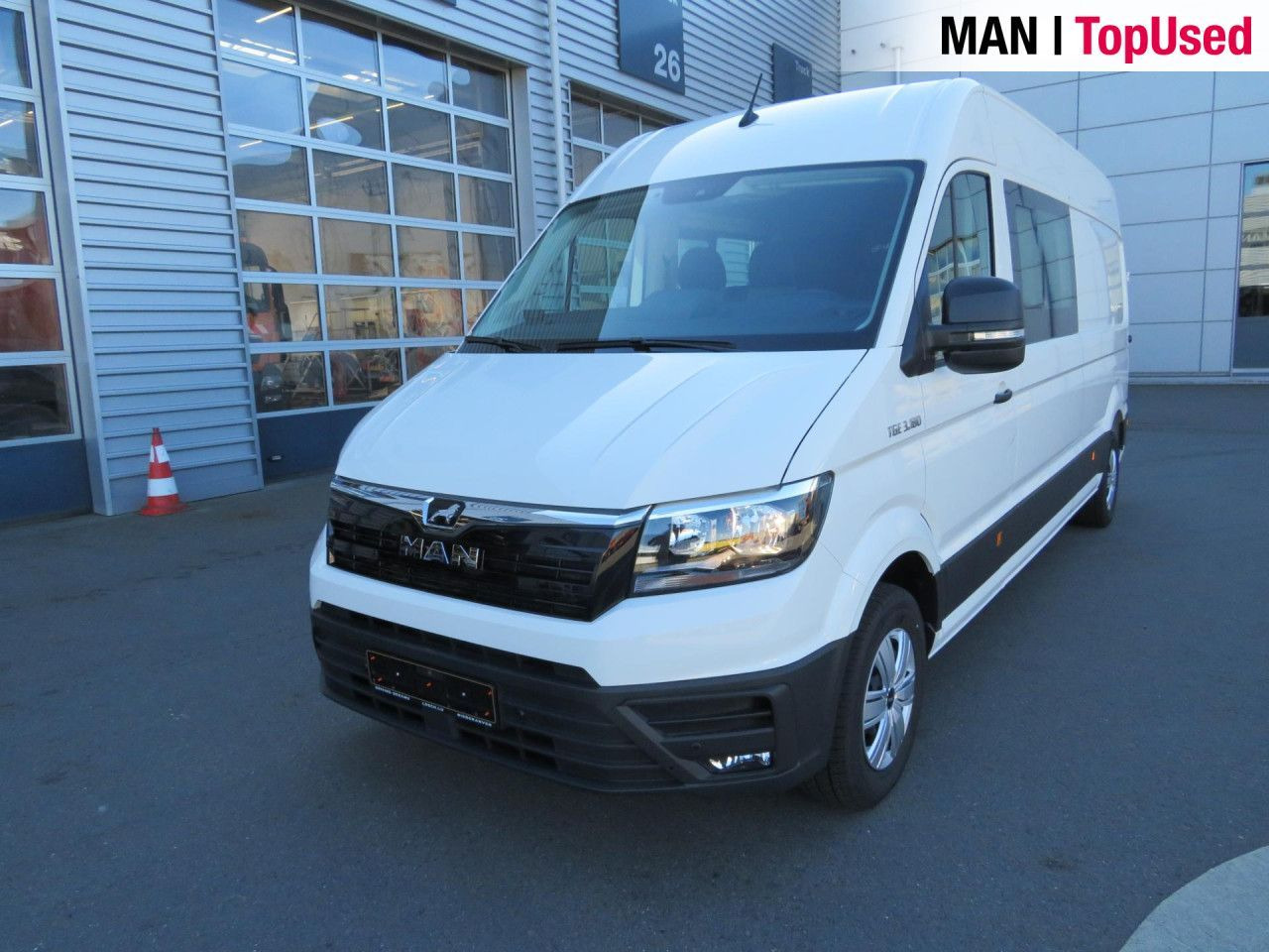 MAN TGE 3.180 4X2F L4H3 SB Doka Kasten Klima AHK ZV - Суцільнометалевий фургон, Вантажопасажирський фургон: фото 2 MAN TGE 3.180 4X2F L4H3 SB Doka Kasten Klima AHK ZV - Суцільнометалевий фургон, Вантажопасажирський фургон: фото 2