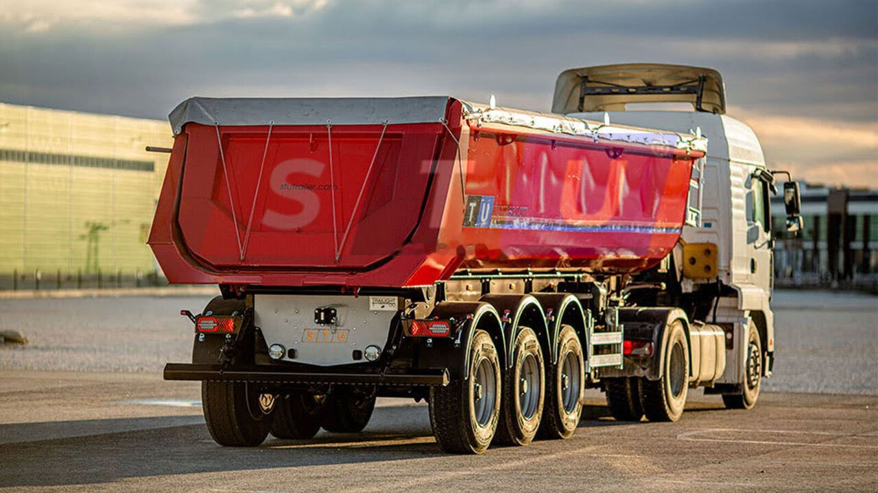 STU 3 AXLE TIPPER TRAILER / 3 ESSİEUX REMORQUE BENNE - Самоскид напівпричіп: фото 1 STU 3 AXLE TIPPER TRAILER / 3 ESSİEUX REMORQUE BENNE - Самоскид напівпричіп: фото 1