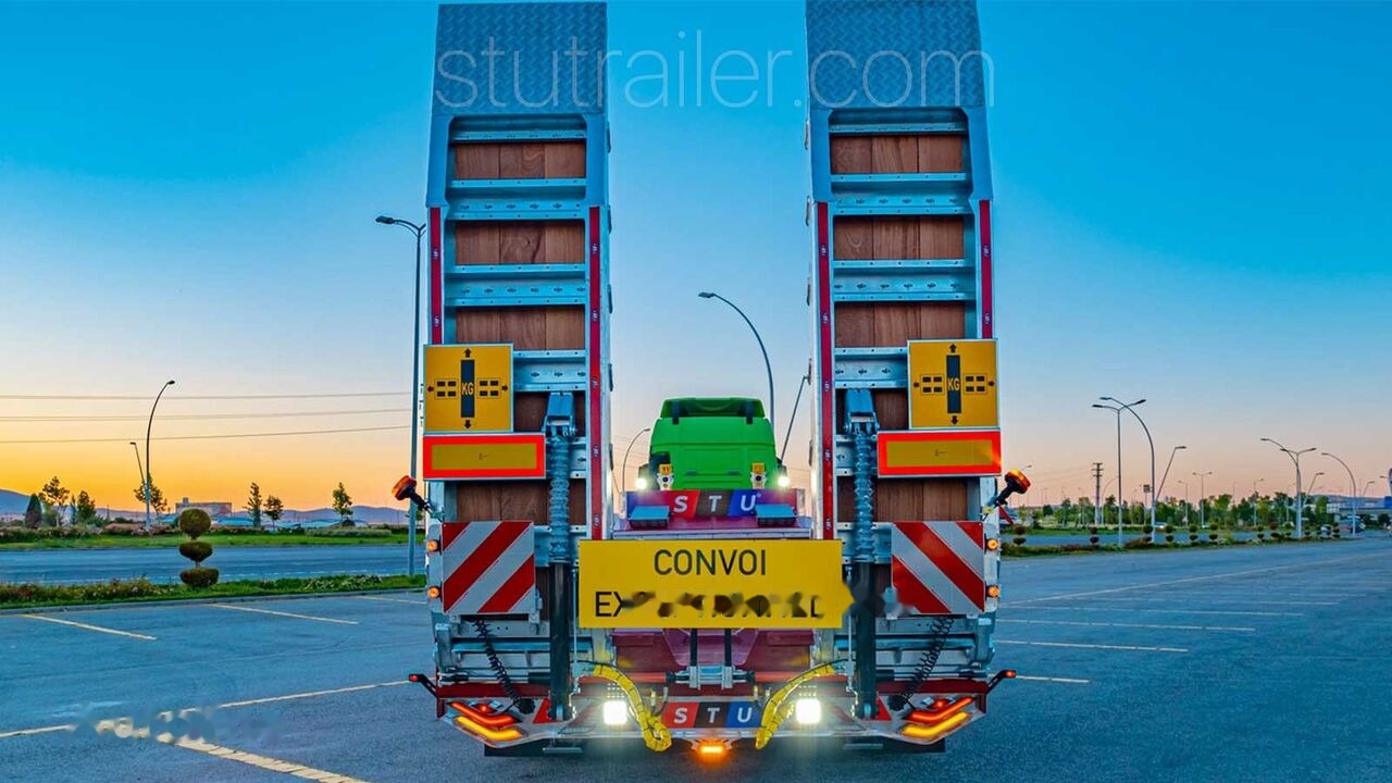 STU 4 Axle Extendable Lowbed Trailer - Низькорамна платформа напівпричіп: фото 5 STU 4 Axle Extendable Lowbed Trailer - Низькорамна платформа напівпричіп: фото 5