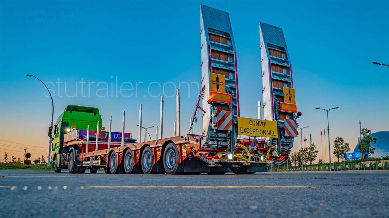STU 4 Axle Extendable Lowbed Trailer - Низькорамна платформа напівпричіп: фото 1 STU 4 Axle Extendable Lowbed Trailer - Низькорамна платформа напівпричіп: фото 1