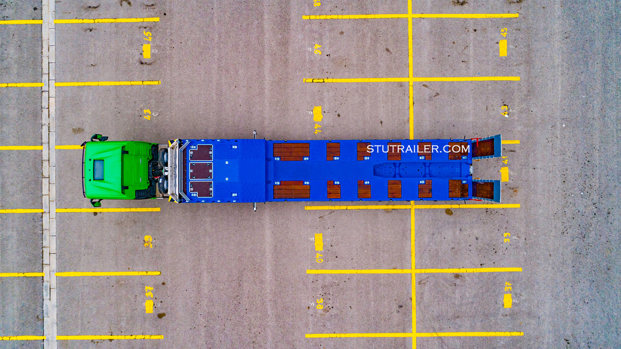 STU 5 Axle Hydraulic Steering Extendable Low Laoder - Низькорамна платформа напівпричіп: фото 3 STU 5 Axle Hydraulic Steering Extendable Low Laoder - Низькорамна платформа напівпричіп: фото 3