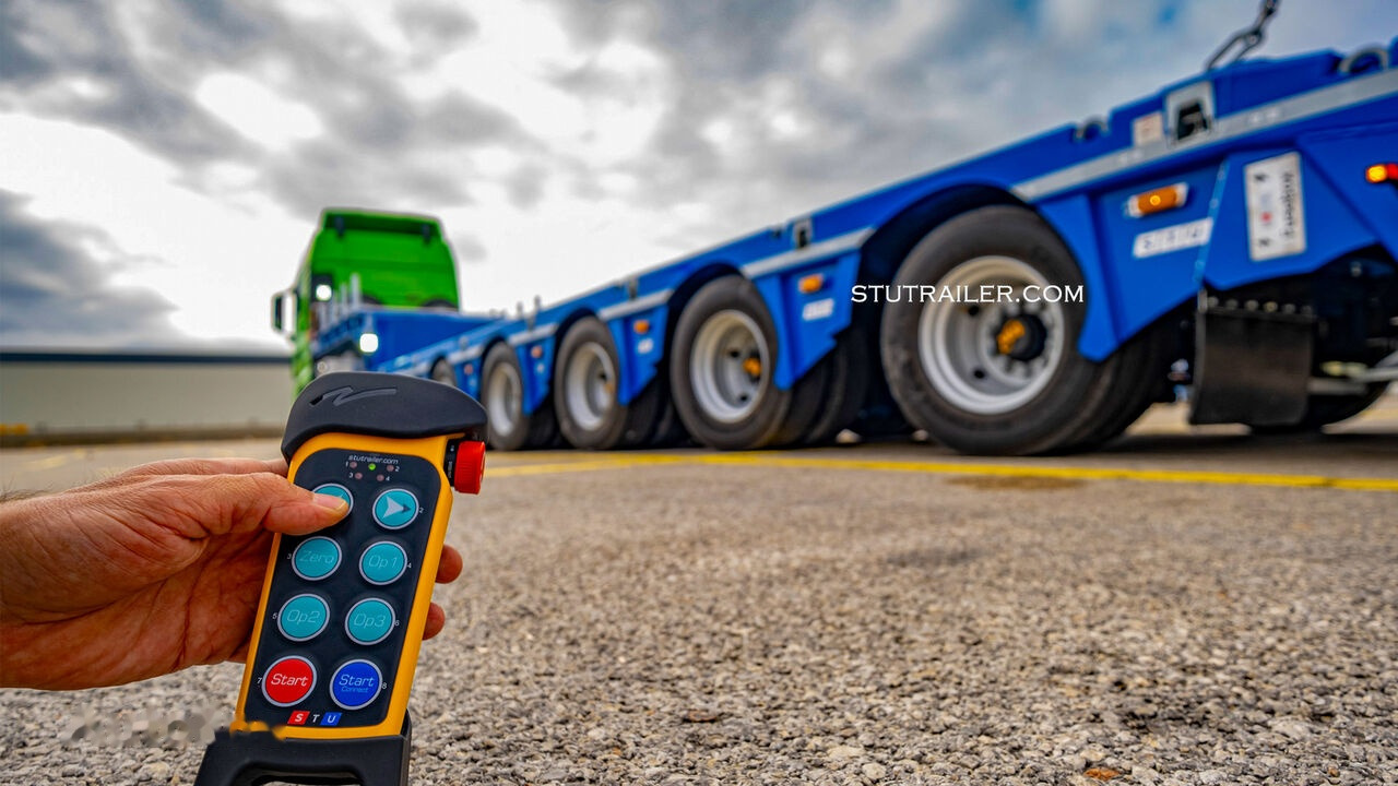 STU 5 Axle Hydraulic Steering Extendable Low Laoder - Низькорамна платформа напівпричіп: фото 2 STU 5 Axle Hydraulic Steering Extendable Low Laoder - Низькорамна платформа напівпричіп: фото 2