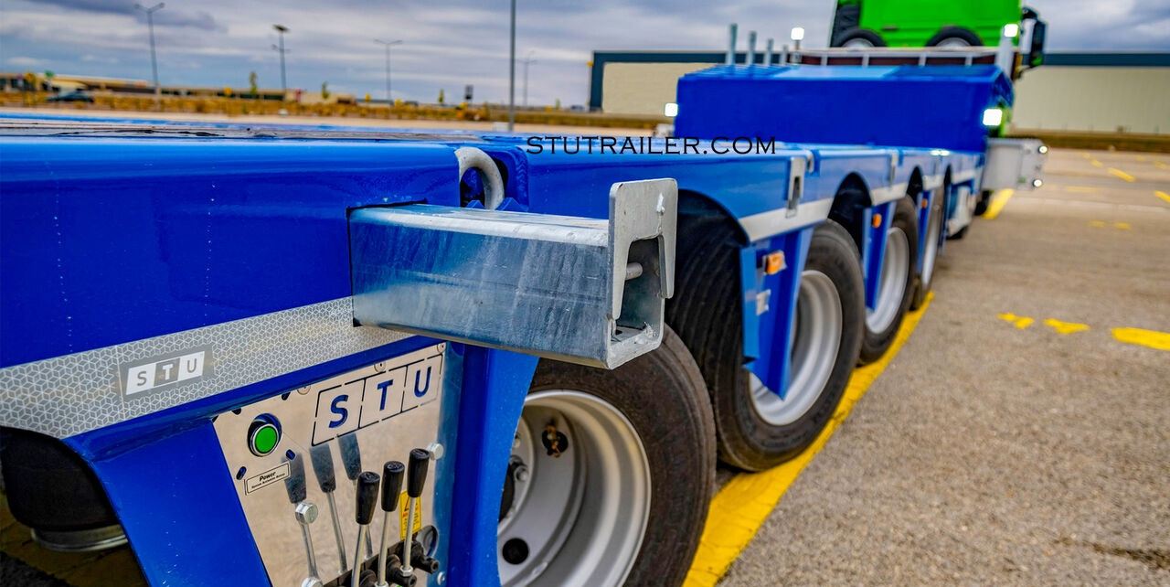 STU 5 Axle Hydraulic Steering Lowbed - Низькорамна платформа напівпричіп: фото 4 STU 5 Axle Hydraulic Steering Lowbed - Низькорамна платформа напівпричіп: фото 4