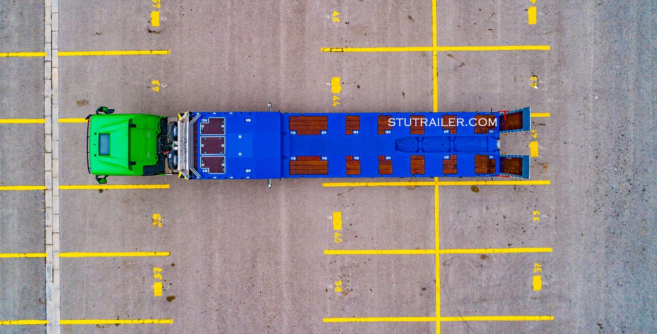 STU 5 Axle Hydraulic Steering Lowbed - Низькорамна платформа напівпричіп: фото 3 STU 5 Axle Hydraulic Steering Lowbed - Низькорамна платформа напівпричіп: фото 3