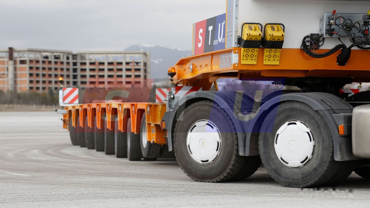 Новий Низькорамна платформа напівпричіп STU 8 AXLE LOWBED- HYDRAULIC STEERING AXLES / 8 ESSİEUX SURBAISSES-E: фото 9