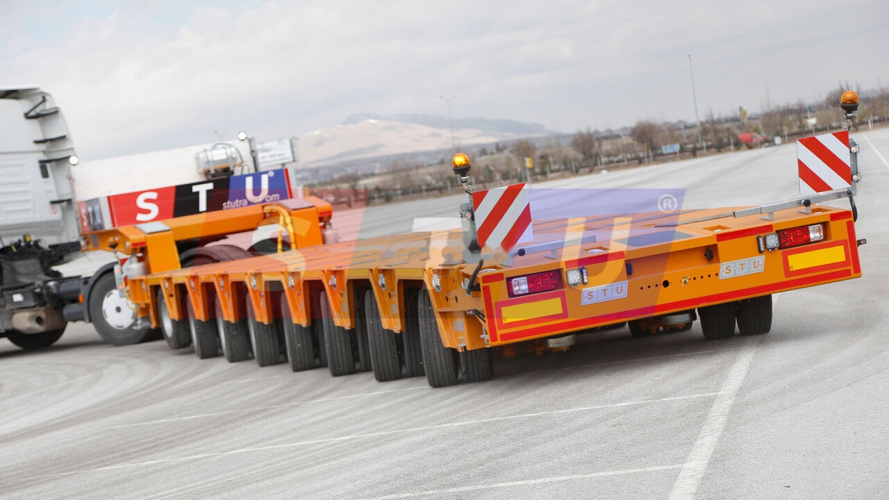 Новий Низькорамна платформа напівпричіп STU 8 AXLE LOWBED- HYDRAULIC STEERING AXLES / 8 ESSİEUX SURBAISSES-E: фото 10