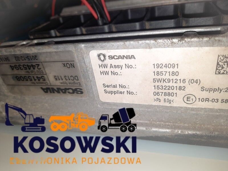 Scania R S 1857180 Scania S8 EMS EMD1 - Блок управління в категорії Вантажівки: фото 1 Scania R S 1857180 Scania S8 EMS EMD1 - Блок управління в категорії Вантажівки: фото 1