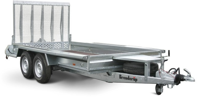 Brenderup Baumaschinentransporter MT3080STB 2700, 2,7 to. 308x152mm - Причіп для перевезення спецтехніки: фото 1 Brenderup Baumaschinentransporter MT3080STB 2700, 2,7 to. 308x152mm - Причіп для перевезення спецтехніки: фото 1