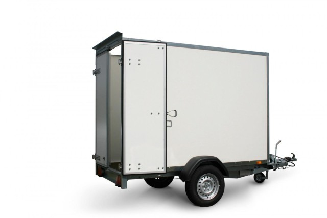 Brenderup Cargo Dynamic CD300BD1300 Türe Kofferanhänger 1,3 to. 300x155x185cm - Закритий кузов причіп: фото 1 Brenderup Cargo Dynamic CD300BD1300 Türe Kofferanhänger 1,3 to. 300x155x185cm - Закритий кузов причіп: фото 1