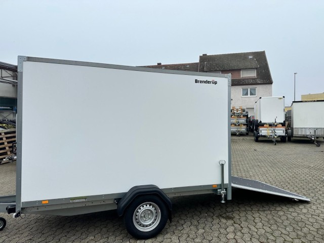 Новий Закритий кузов причіп Brenderup Cargo Dynamic CD300BR1300 Rampe Kofferanhänger 1,3 to. 300x155x185cm: фото 10