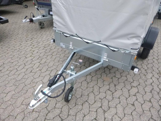 Brenderup Tieflader 2270SUB750 Stahl, 0,75 to. 2700x1300x270mm mit Hochplane 105 cm Lichte Höhe - Причеп для легкових автомобілів: фото 2 Brenderup Tieflader 2270SUB750 Stahl, 0,75 to. 2700x1300x270mm mit Hochplane 105 cm Lichte Höhe - Причеп для легкових автомобілів: фото 2